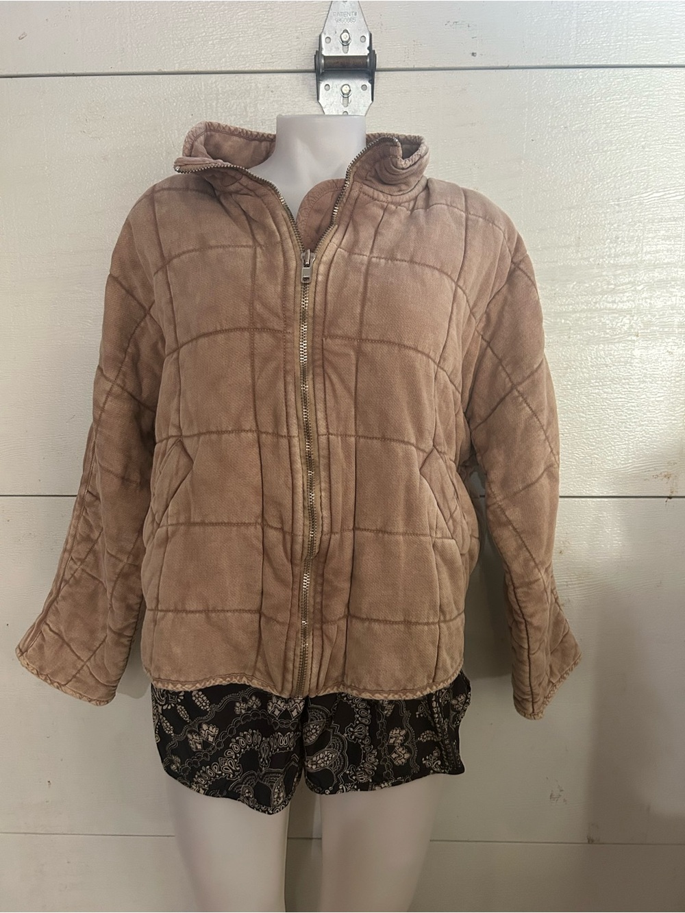 Free People Dolman Quilted Knit Jacket